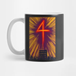 "4"  --  oils in ProCreate Mug